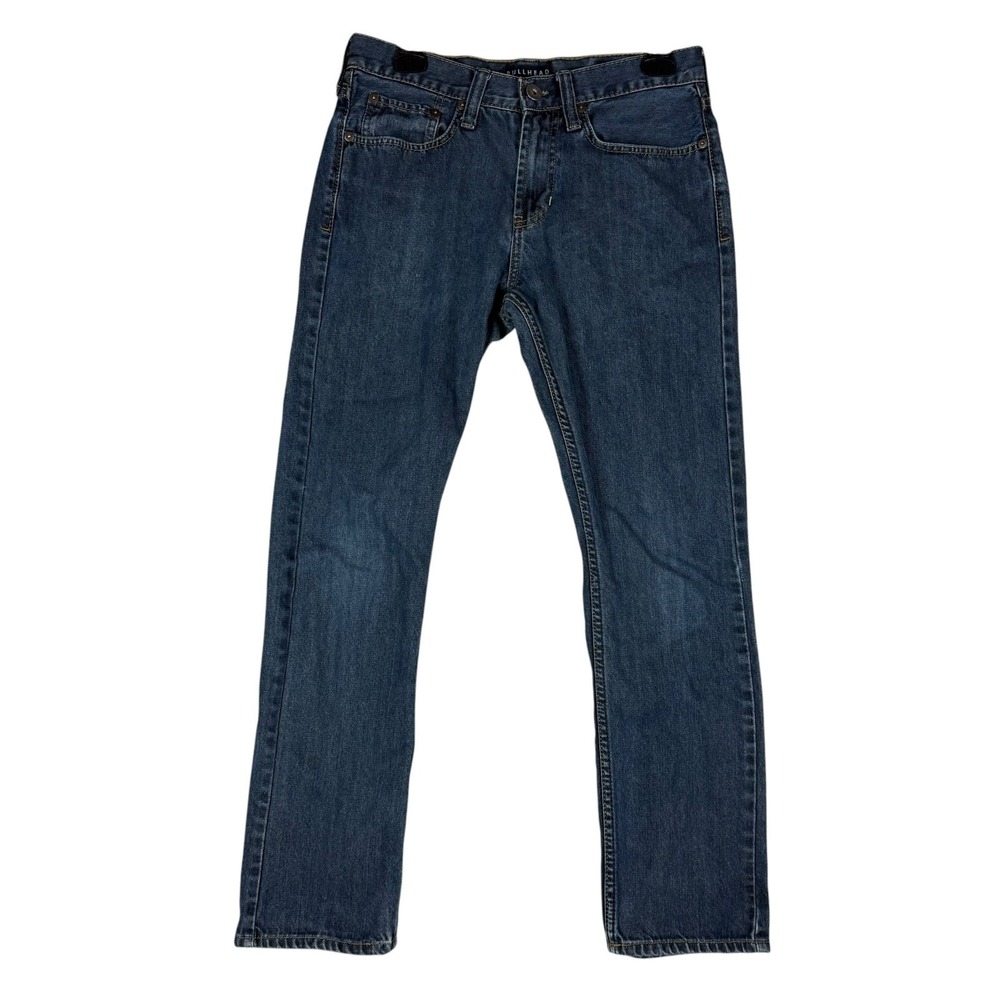 Bullhead Denim Co. Jeans Men 29x30 Blue Cotton Medium Wash Mid Rise Straight Leg